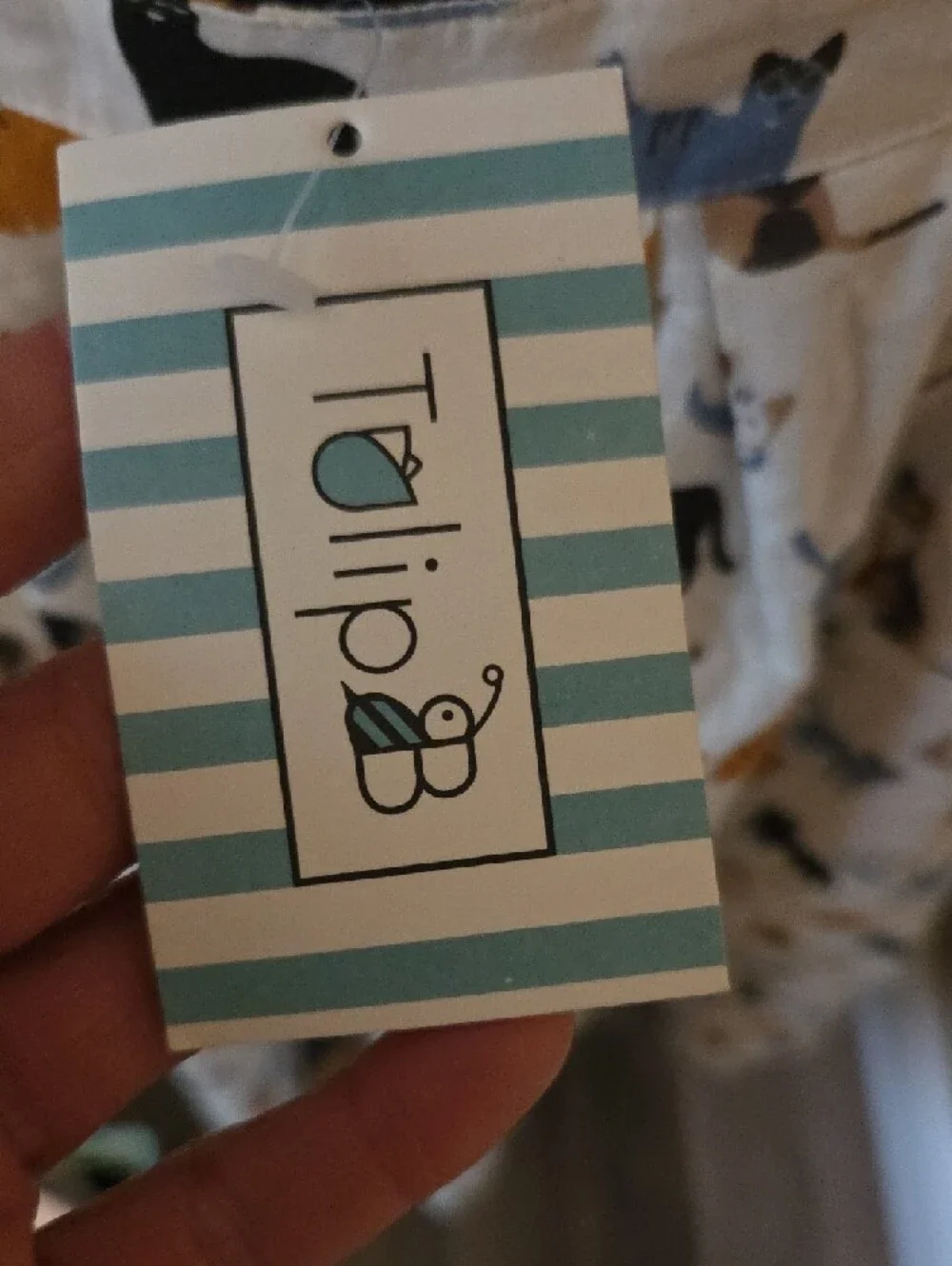 NWT-Tulip-B - A-Line Skirt with Cat Print. - Picture 5 of 5